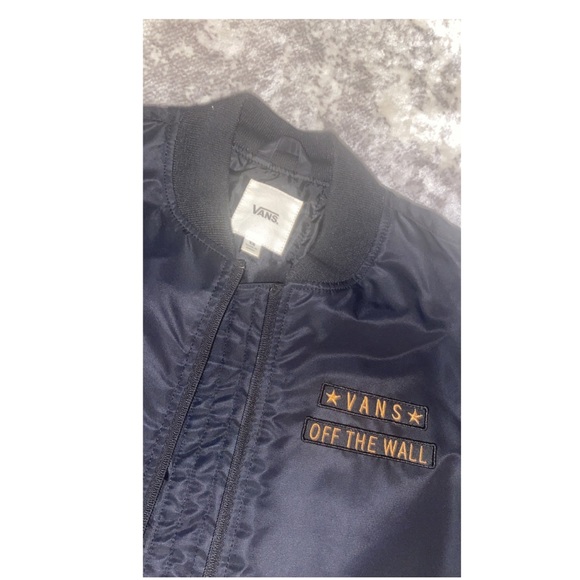 Vans off the wall black bomber jacket - Picture 3 of 4